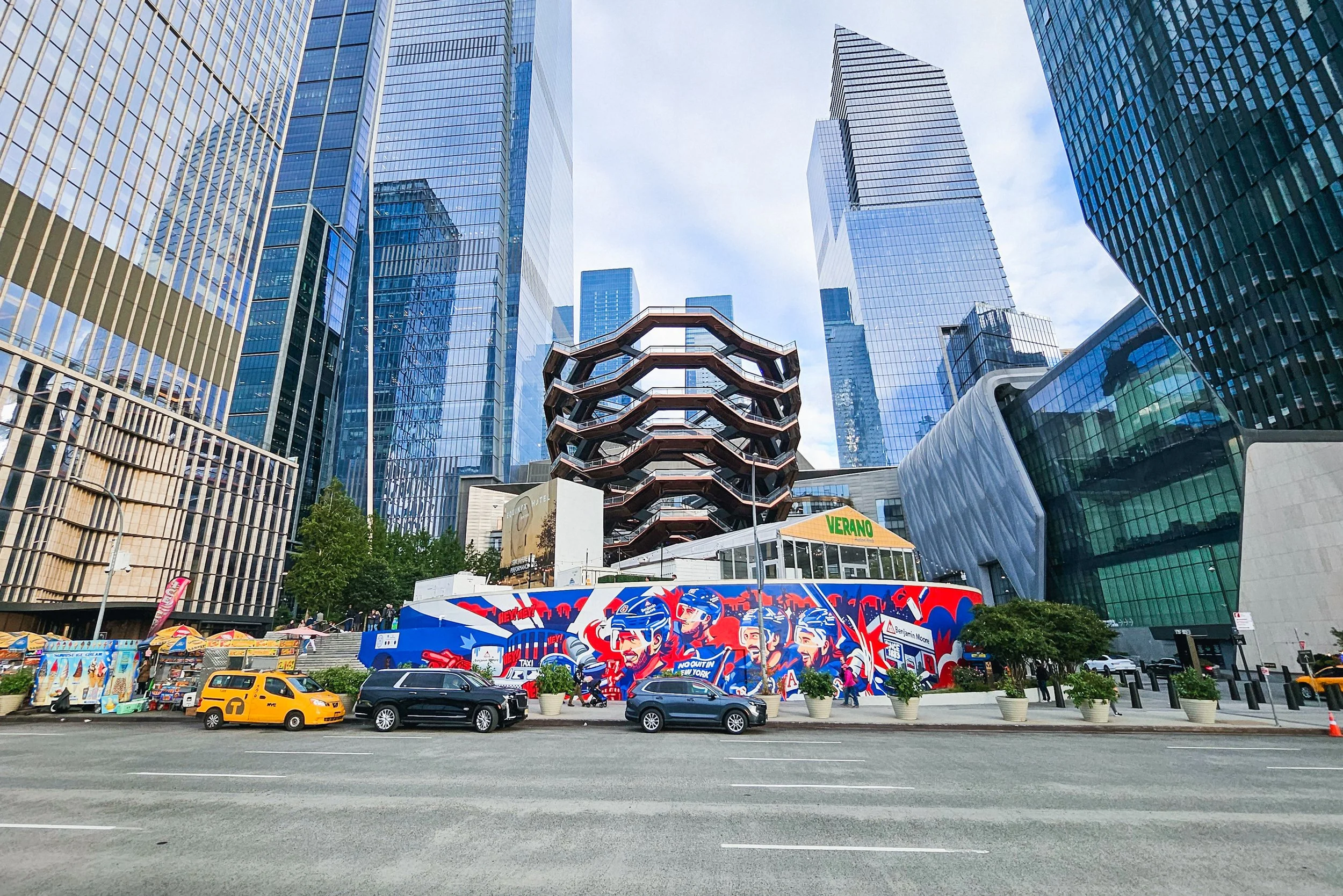 NY Rangers x Benjamin Moore Mural Hudson Yards New York — Jappy